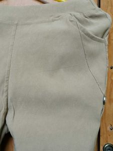 Beige Stretch Pants