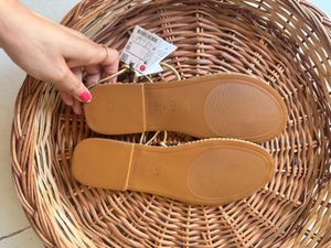 Brand New Zara Leather Sandal From NY