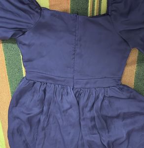 princess Puff Sleeve Mini Dress