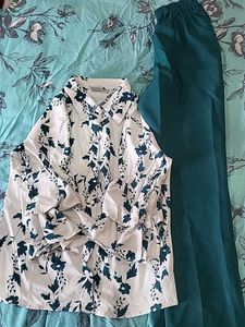 Floral Print Button-Down