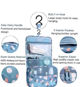 Hanging Travel Toiletry Bag Organizer