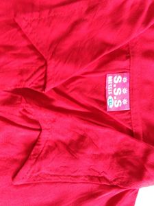 Vintage Red Button-Up Shirt