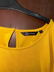 Yellow Puff Sleeve Top