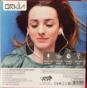 Orkia Earphone