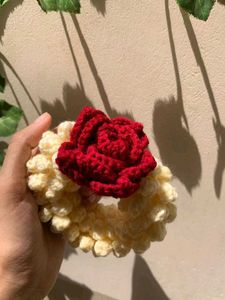 Crochet Rose gajra