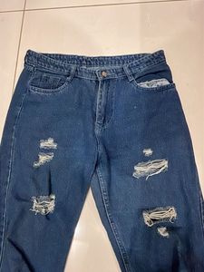 Ripped Blue Jeans