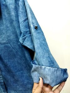 Authantic Denim Stylish Women Shirt