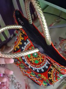 Handmade Embroidered Handbag
