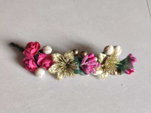 Floral Hair Accessory Combo Of 3 Pc