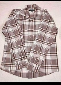 Two Plaid Button-Down Shirts