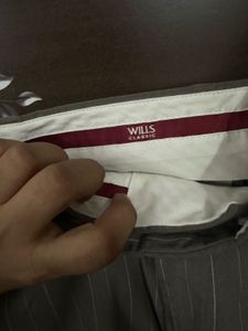 Will’s Grey Striped Trousers