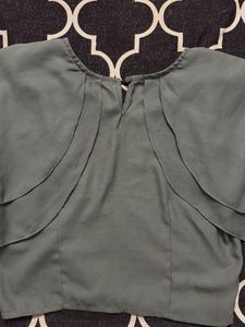 Grey Flared Top