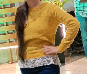 Winter Mustard Yellow Top