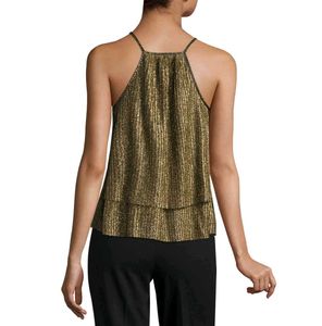 🪙Golden Sparkly Cape Top