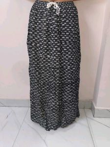 Black &amp; White Maxi Skirt