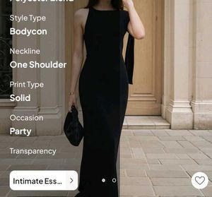 Newme Black Bodycon Dress (Maxi), Offer🎀🍷