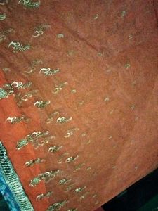 Embroidered Net Saree Fabric