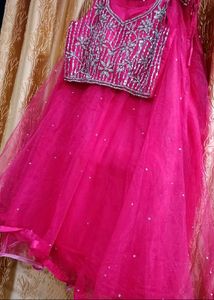 Rose Pink Beautiful Lehenga