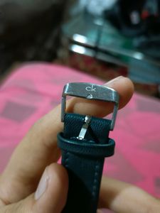 Calvin Klein  Royal Blue  Leather Strap Watch