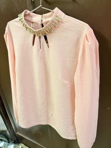 Peach Shirt Top