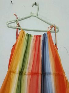 Rainbow Stripe Sundress