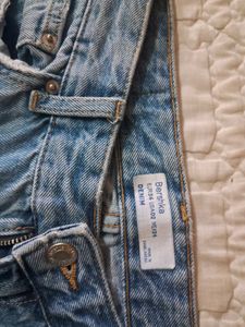 Bershka Wide Leg Jeans High Waist