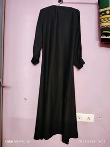 Abaya Black Color With Embroidery Work