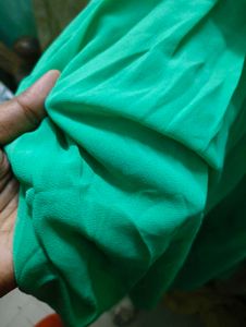 Charming Green premium chiffon dress