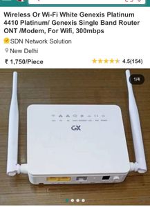 Genexis wifi router + Free UPS