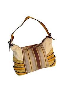 Vintage Etienne Aigner Yellow Brown Tan Handbag
