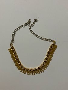 Vintage Gold-Tone Crystal Necklace