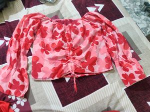 Floral Off-Shoulder top