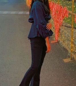 Satin Peplum Top