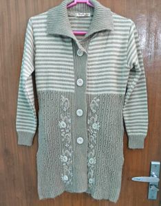 Striped Knit Cardigan