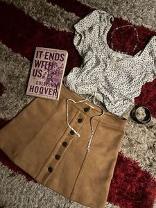 buttoned summer skirt