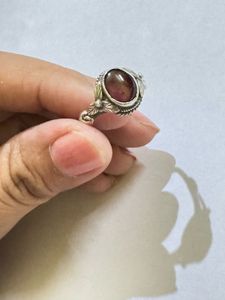 SILVER Vintage Stone Ring