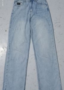 Blue High Waisted Denim Jeans