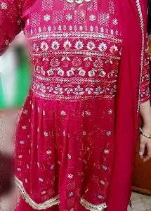 Elegant Pink Kurta Set