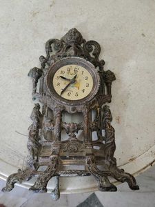 antique brass clock