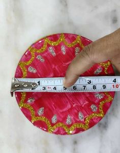 Resin Handpainted Coaster Set of 3