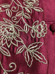 Sangria Burgundy Kurta Set