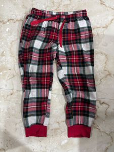 2 Warm Pajama In Check Design Small Size