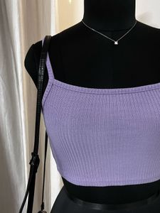 H&amp;M Lavendar Strappy Top