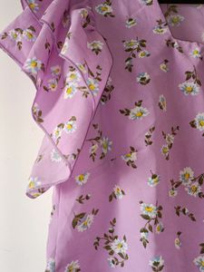 Crop Top Floral Print XL Size