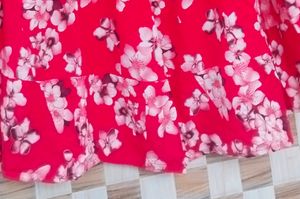 Floral Design Cotton Frill Lehenga