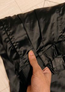 ELEGANT BLACK PANTS FORMAL BOTTOM.