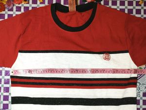 Nine Stitches T-shirt Red / White Colour