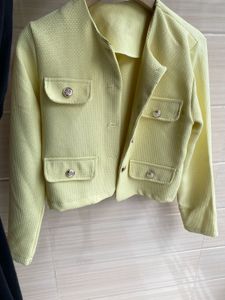 🧈 Butter Yellow Cropped Jacket