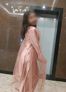 Peach Farshi Salwar Suit