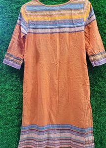 beautiful orange kurta